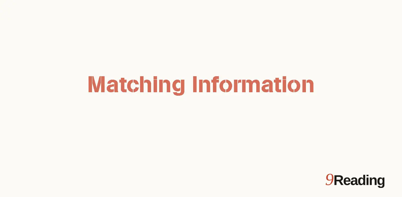 Hướng dẫn dạng bài Matching Information trong IELTS Reading