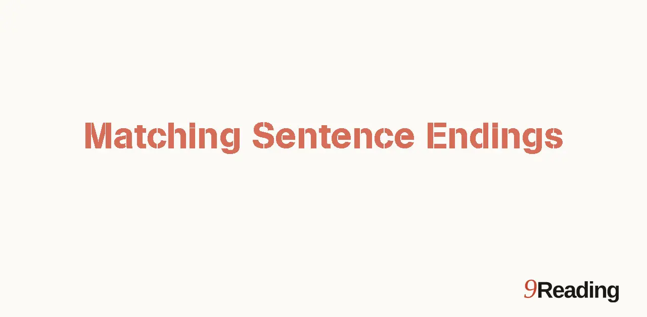 Hướng dẫn dạng bài Matching Sentence Endings trong IELTS Reading