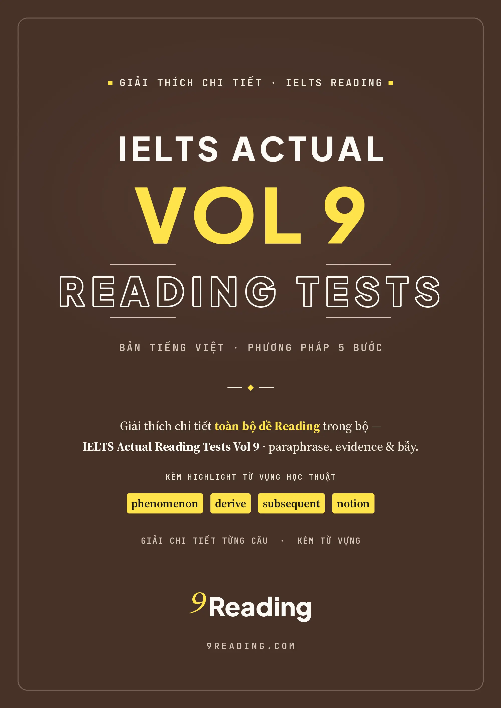 Giải thích chi tiết IELTS Reading Actual Tests Vol 9