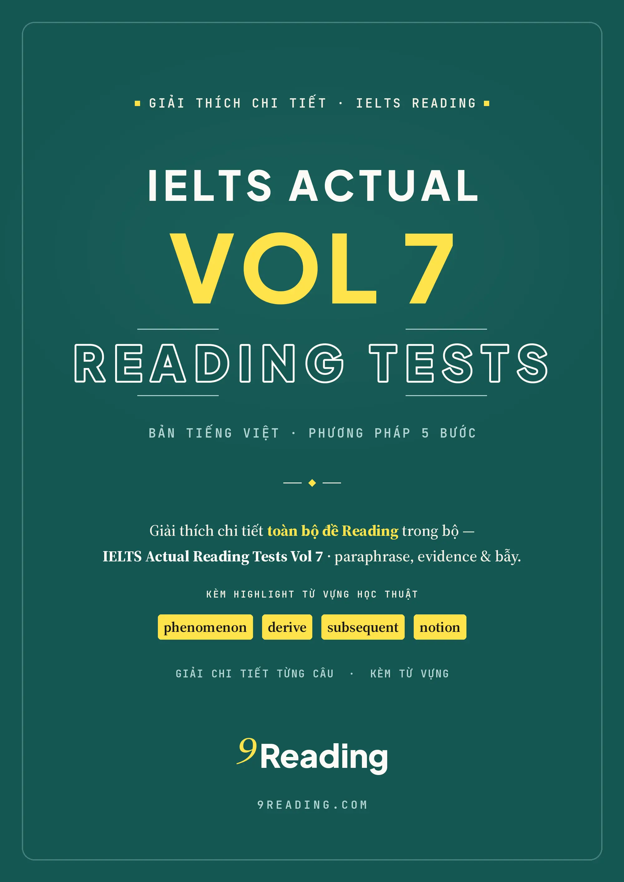 Giải thích chi tiết IELTS Reading Actual Tests Vol 7 PDF