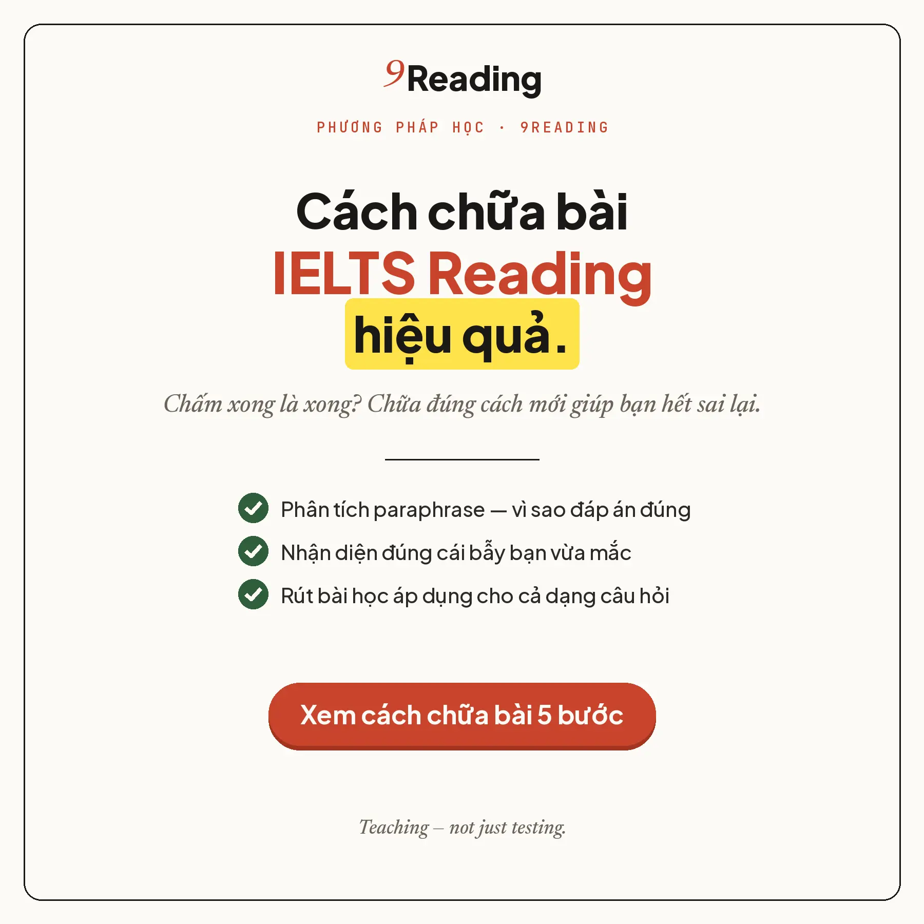 Tự học IELTS Reading hiệu quả