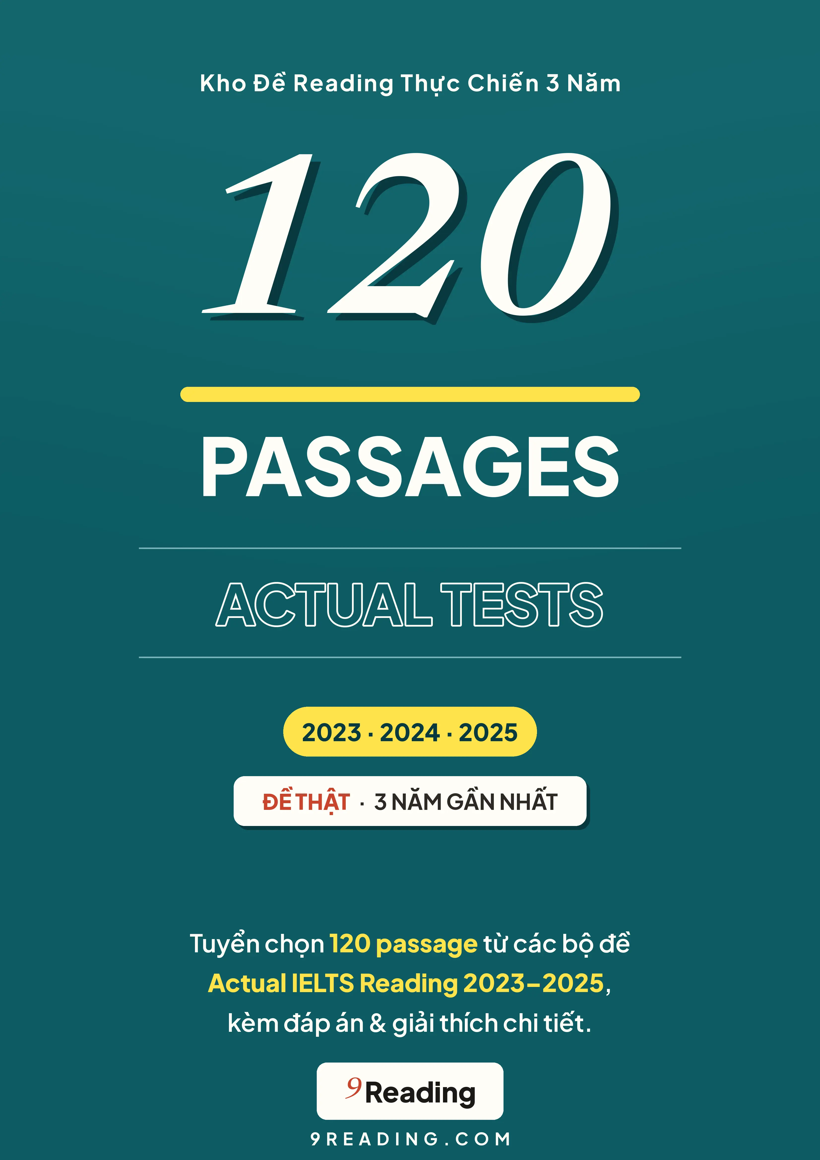 120 Passages from Actual Reading Tests 2023-2025 PDF