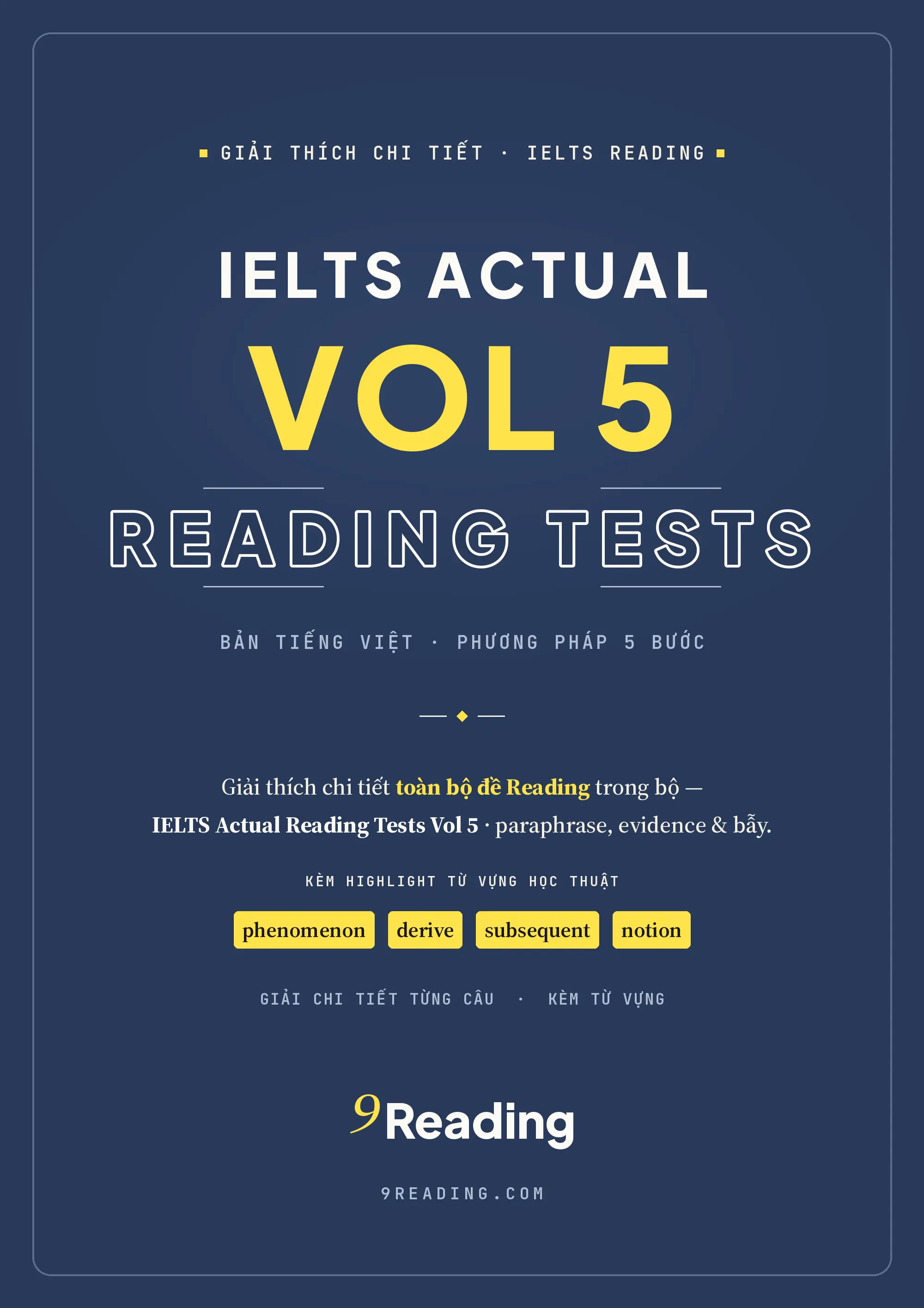Giải thích chi tiết IELTS Reading Actual Tests Vol 5 PDF