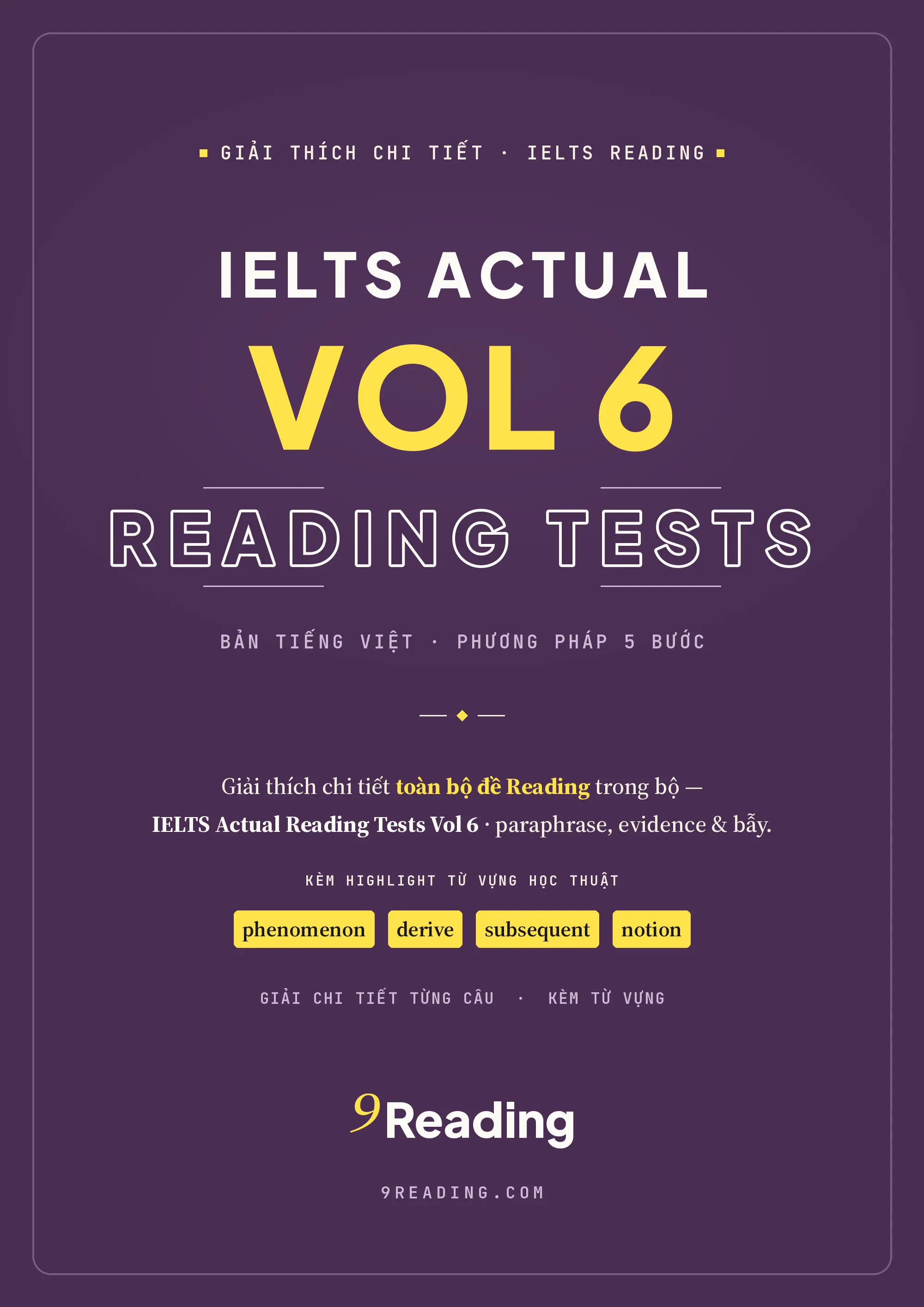 Giải thích chi tiết IELTS Reading Actual Tests Vol 6 PDF